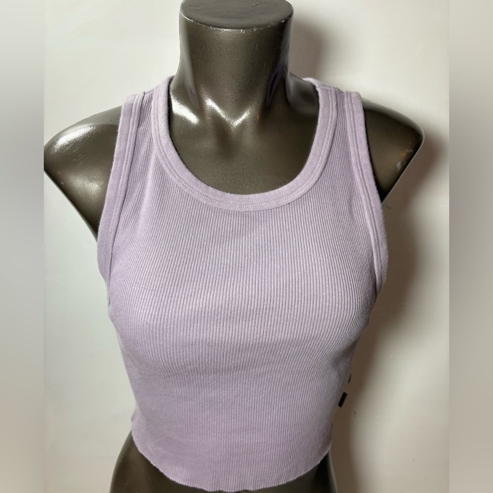 Lavender Ribbed Tank Top